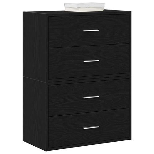 vidaXL Kasten met 2 lades 2 st 60x31x40 cm bewerkt hout, Kinderen en Baby's, Kinderkamer | Commodes en Kasten, Nieuw, Verzenden