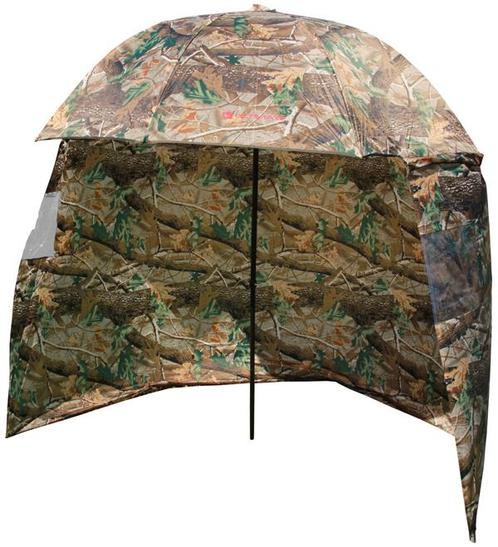 Ultimate 45 umbrella camo with side sheet, Watersport en Boten, Hengelsport | Algemeen, Overige typen, Nieuw, Verzenden