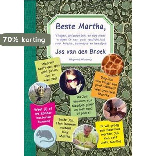 Beste Martha, 9789081997904 Jos van den Broek, Boeken, Kinderboeken | Baby's en Peuters, Zo goed als nieuw, Verzenden