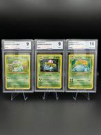 Pokémon - 3 Graded card - BULBASAUR HOLO & IVYSAUR HOLO &, Nieuw