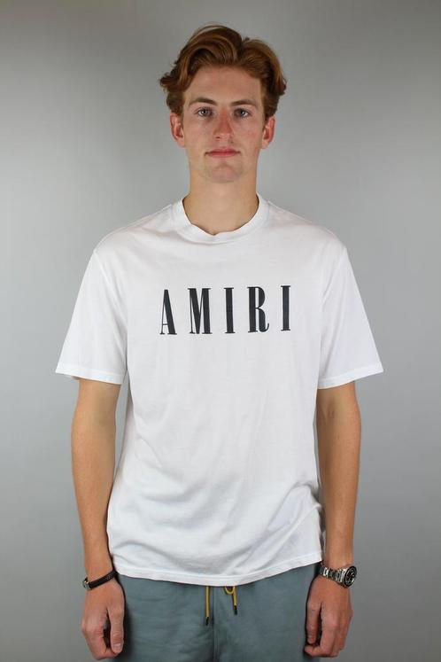 Amiri Core Logo T-shirt White, Kleding | Heren, T-shirts, Ophalen of Verzenden