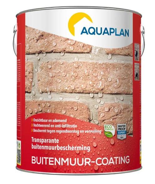 Aquaplan Aquaplan buitenmuur coating 4 l, Doe-het-zelf en Verbouw, Isolatie en Afdichting, Nieuw, Verzenden