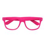 Neon Roze Bril 3st, Nieuw, Verzenden