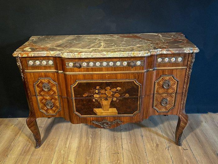 Dressoir - Brons, Hout, Marmer, Porselein, Antiek en Kunst, Antiek | Meubels | Stoelen en Banken