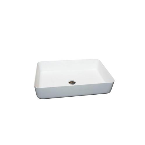 Waskom Loutro Delphi Rechthoek 60x40x13.5 cm Hoogglans Wit, Doe-het-zelf en Verbouw, Sanitair, Ophalen of Verzenden