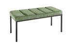 Design bank PETIT BEAUTE 80cm groen koord zwart frame -, Huis en Inrichting, Banken | Bankstellen, Ophalen of Verzenden, Nieuw