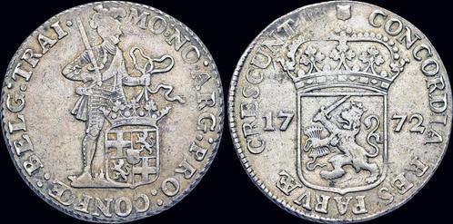Netherlands Provincie Utrecht 1 dukaat 1772 zilver, Postzegels en Munten, Munten | Europa | Niet-Euromunten, Verzenden
