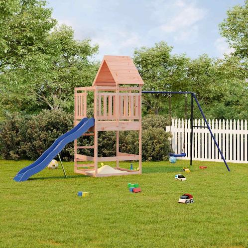vidaXL Speelhuis massief douglashout, Kinderen en Baby's, Speelgoed | Buiten | Speeltoestellen, Nieuw, Verzenden