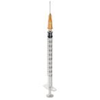 BD Plastipak injectiespuit + naald - 1ml - Luer - 25G 0.5mm, Diversen, Verpleegmiddelen, Nieuw, Verzenden