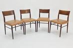 Wilkhahn - Georg Leowald - Eetkamerstoel - Leder, Teak, Antiek en Kunst