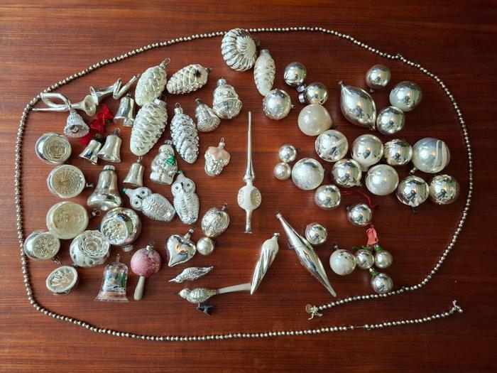 Kerstballen (64) - Glas - Antieke en vintage kerst, Diversen, Kerst