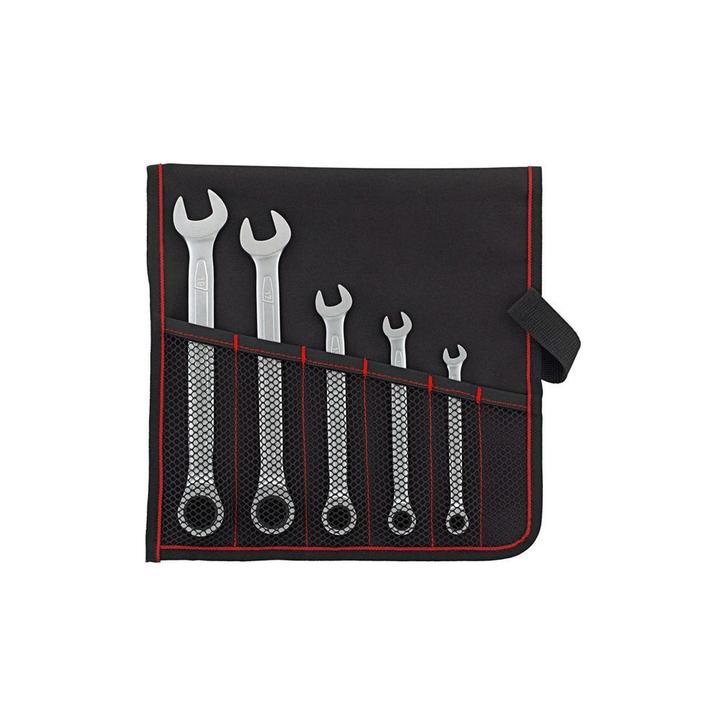 Ratelset recht 8-19mm 5-delig in roltas FORMAT, Doe-het-zelf en Verbouw, Gereedschap | Handgereedschap, Nieuw, Verzenden