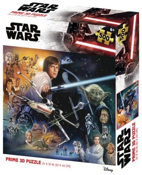 3D Image Puzzel - Star Wars Ensemble Death Star (500, Hobby en Vrije tijd, Denksport en Puzzels, Nieuw, Verzenden
