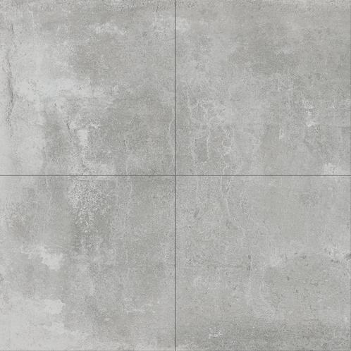 Vloertegel tribec grijs 60x60 gerectificeerd vloertegel, Doe-het-zelf en Verbouw, Tegels, Vloertegels, Nieuw, 10 m² of meer, Keramiek