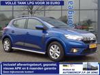 Dacia Sandero 1.0 TCe LPG-G3 Airco Apple/Android Trekhaak NL, Voorwielaandrijving, Stof, Met garantie (alle), Blauw