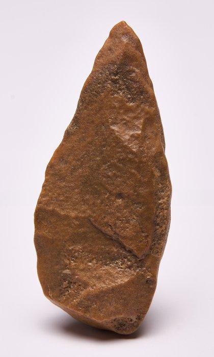 Paleolithisch biface - Handaxe - 155 mm, Antiek en Kunst, Antiek | Overige Antiek