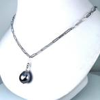 Halsketting Zilver Parel - Grote Tahiti DR Ø14,6x17mm, Nieuw