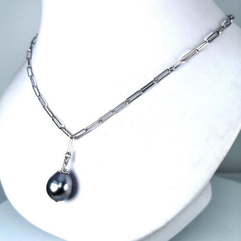 Halsketting Zilver Parel - Grote Tahiti DR Ø14,6x17mm, Sieraden, Tassen en Uiterlijk, Kettingen