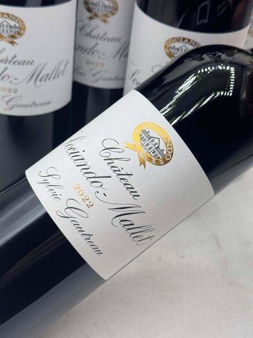 2022 Chateau Sociando Mallet - Haut-Médoc - 6 Flessen (0.75, Verzamelen, Wijnen