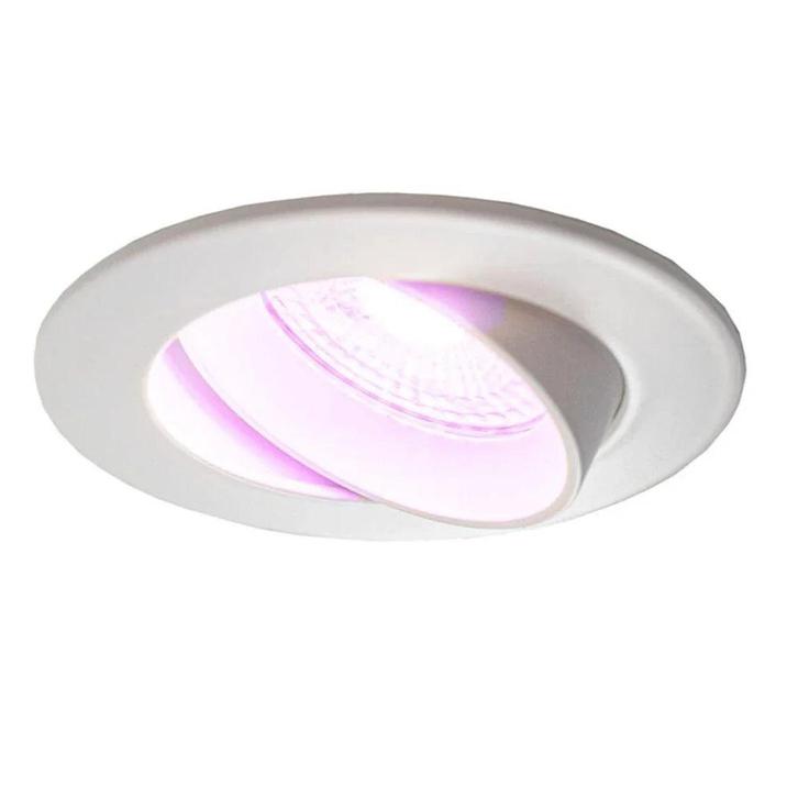 Zigbee smart Inbouwspot Wit 4.7W | Rond | 73 mm, Huis en Inrichting, Lampen | Spots, Led, Nieuw, Plafondspot of Wandspot, Ophalen of Verzenden