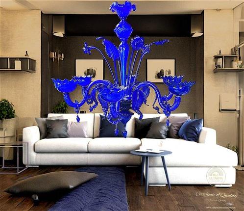 Kroonluchter - Muranoglas - Murano hanglamp, Antiek en Kunst, Kunst | Designobjecten