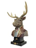 Beeldje - Deer bust - Hars, Diversen, Kerst, Nieuw