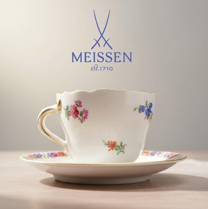Meissen (1710) - Theekopje - Da Collezione 1900 con Piattino, Antiek en Kunst, Antiek | Glas en Kristal