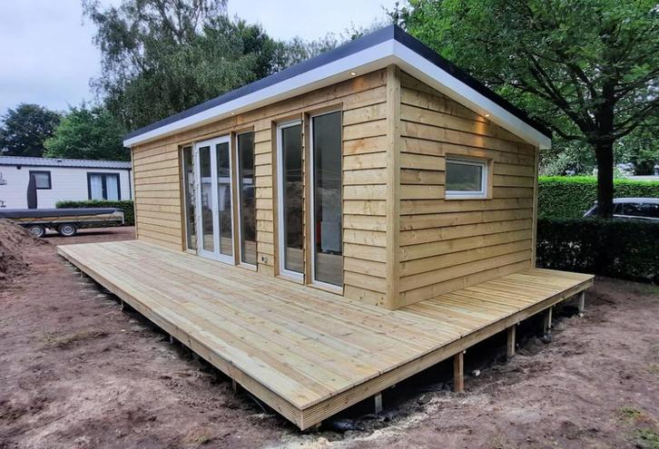 Nieuwe chalets te koop voor scherpe prijs, Huizen en Kamers, Recreatiewoningen te koop, Chalet, Verkoop zonder makelaar, A++, Gelderland