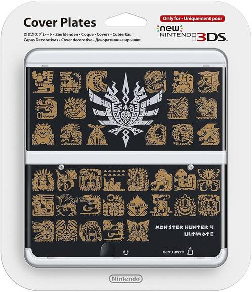 Nintendo New 3DS Cover Plates - Monster Huner 4: Ultimate/Zw, Spelcomputers en Games, Spelcomputers | Nintendo Portables | Accessoires