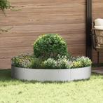 vidaXL Tuinplantbakken 5 pcs Zilver 120 x 120 x 20 cm, Tuin en Terras, Minder dan 30 cm, 100 cm of meer, Verzenden, Nieuw