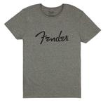 Fender T-Shirt spaghetti logo grijs L, Nieuw, Verzenden