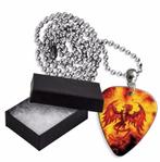 Draak plectrum ketting, sleutelhanger of oorbellen, Ophalen of Verzenden, Nieuw