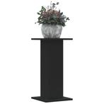 vidaXL Plantenstandaards 2 st 30x30x60 cm bewerkt hout zwart, Verzenden, Nieuw