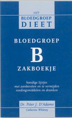 Het bloedgroepdieet Bloedgroep B zakboekje / Het, Verzenden, Gelezen, P. D'Adamo