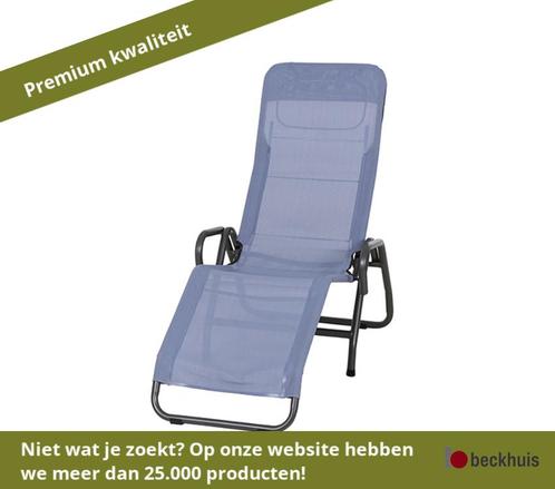 Siena Garden Bito ligstoel 139x72x118 cm staal/Antraciet, Tuin en Terras, Tuinstoelen, Nieuw, Overige materialen, Ophalen of Verzenden