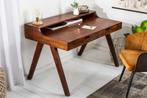 Massief secretaire bureau MONSOON 120 cm acacia bureau met, Huis en Inrichting, Ophalen of Verzenden, Nieuw