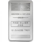 10 troy ounce - Zilver .999 - 10 oz NTR .999 Fine Silver Bar, Postzegels en Munten, Edelmetalen en Baren