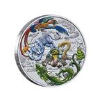 Australië. 1 Dollar 2024 Four Guardians Drache, 1 Oz (.999)