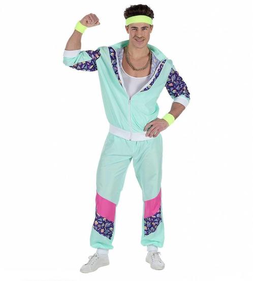 Mintgroen Trainingspak Man Kostuum, Kleding | Heren, Carnavalskleding en Feestkleding, Nieuw, Ophalen of Verzenden