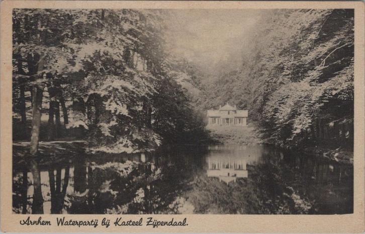 ARNHEM - Waterpartij bij Kasteel Zijpendaal, Verzamelen, Ansichtkaarten | Nederland