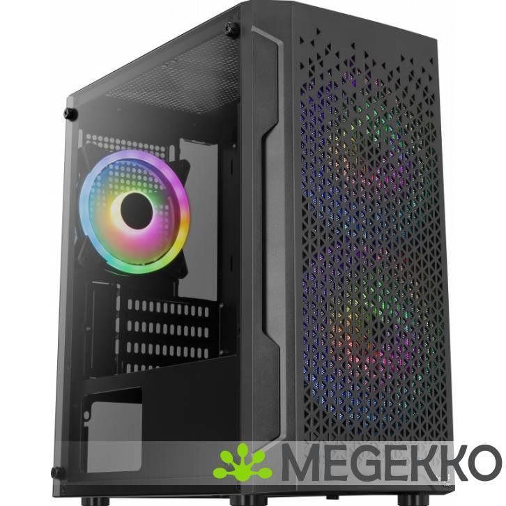 Aerocool Trinity Mini Tower Zwart, Computers en Software, Computerbehuizingen, Nieuw, Verzenden