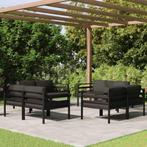 vidaXL 8-delige Loungeset met kussens aluminium, Tuin en Terras, Tuinsets en Loungesets, Verzenden, Nieuw, Aluminium, Loungeset