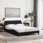 Zwart Stoffen Bedframe 140x190 - OP = OP - Slaapkamer Upg..., Huis en Inrichting, Slaapkamer | Bedden, Zwart, Stof, Nieuw, Tweepersoons