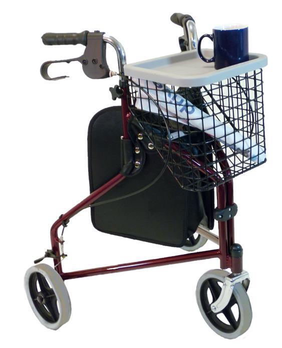 Rollator Drive TRI Walker driewieler rood, Diversen, Verpleegmiddelen, Nieuw, Ophalen of Verzenden