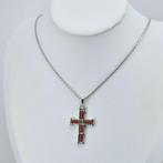 Bloedkoraal - Zilver - Ketting met hanger - Middellandse Zee