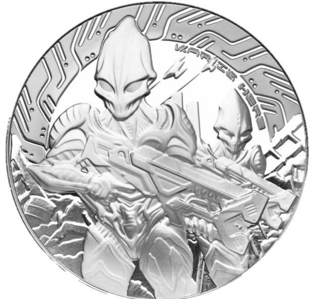 Samoa Alien 1 oz 2024, Postzegels en Munten, Munten | Amerika, Losse munt, Zilver, Verzenden