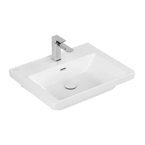 Wastafel Villeroy & Boch Subway 3.0 Met CeramicPlus 1, Doe-het-zelf en Verbouw, Sanitair, Overige typen, Nieuw, Ophalen of Verzenden