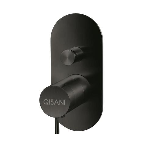 Inbouwkraan Qisani Flow Thermostatisch 2-weg Ovaal, Doe-het-zelf en Verbouw, Sanitair, Kraan, Nieuw, Ophalen of Verzenden