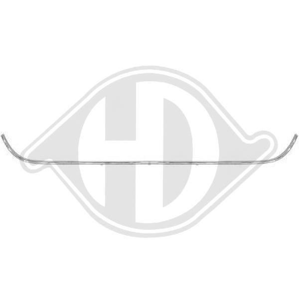 Chrome sierlijst voorbumper - Peugeot 308 II 2013 - 202..., Auto-onderdelen, Carrosserie en Plaatwerk, Nieuw, Deur, Verzenden