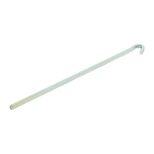 ProPlus Vierkante rotspen met haak - staal - 30 cm, Caravans en Kamperen, Kampeeraccessoires, Nieuw, Ophalen of Verzenden
